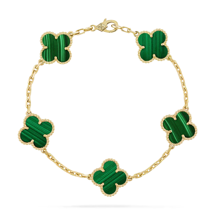 FOUR-LEAF CLOVER BRACELET | EMERALD